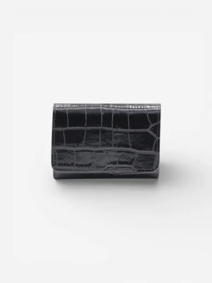 Foto van product Cheval Firenze Portemonnee 'COSMO MINI CROC' zwart