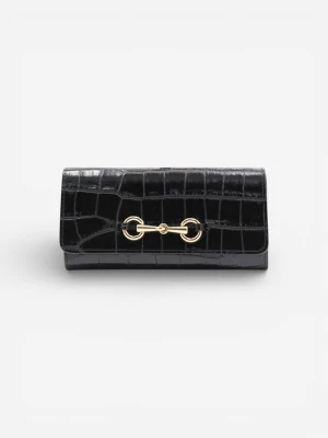 Foto van product Cheval Firenze Portemonnee 'GRANT CROC' zwart