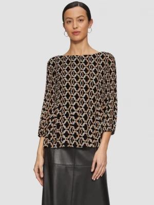 Foto van product Chiffon blouse met 3 / 4 mouwen s.Oliver zwart