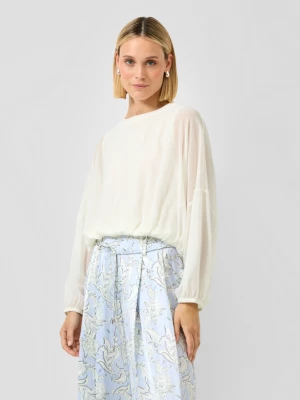 Foto van product Chiffon blouse met vleermuismouwen s.Oliver crème