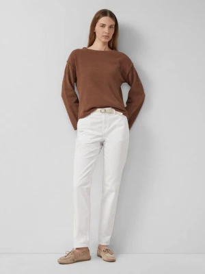Foto van product Chino met gevlochten riem s.Oliver wit