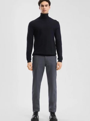 Foto van product Chino van tweekleurige Oxford-stof QS grijs