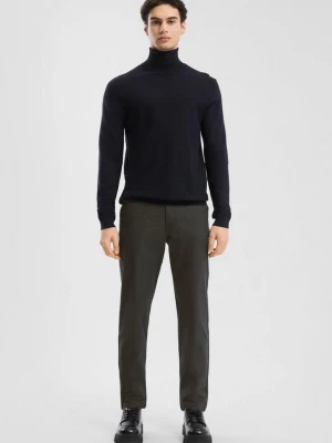 Foto van product Chino van tweekleurige Oxford-stof QS olijfgroen