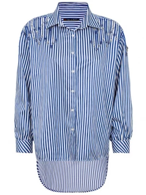Foto van product CIPO & BAXX Blouse blauw / wit
