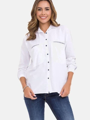 Foto van product CIPO & BAXX Blouse grijs / wit