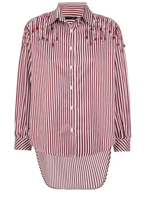 Foto van product CIPO & BAXX Blouse rood / wit
