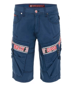 Foto van product CIPO & BAXX Broek navy / rood / wit