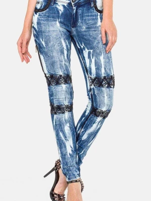 Foto van product CIPO & BAXX Jeans blauw denim / lichtblauw / zwart