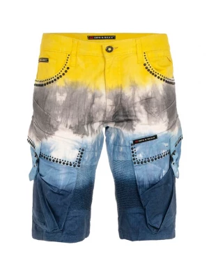 Foto van product CIPO & BAXX Jeans 'Sunrise' blauw / donkerblauw / geel / grijs / wit