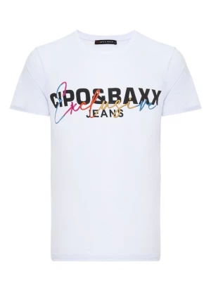 Foto van product CIPO & BAXX Shirt blauw / geel / rood / zwart / wit