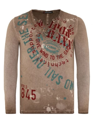 Foto van product CIPO & BAXX Shirt brokaat / smaragd / robijnrood / wolwit