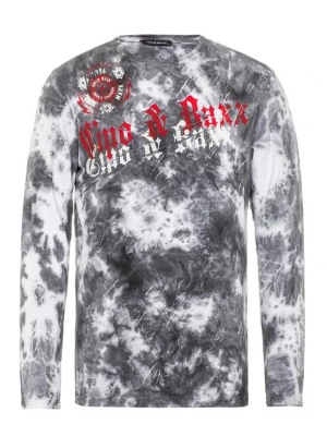 Foto van product CIPO & BAXX Shirt grijs / donkergrijs / rood / wit