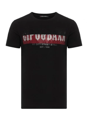 Foto van product CIPO & BAXX Shirt grijs / rood / zwart