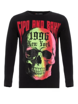 Foto van product CIPO & BAXX Shirt groen / rood / zwart
