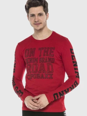 Foto van product CIPO & BAXX Shirt rood / zwart