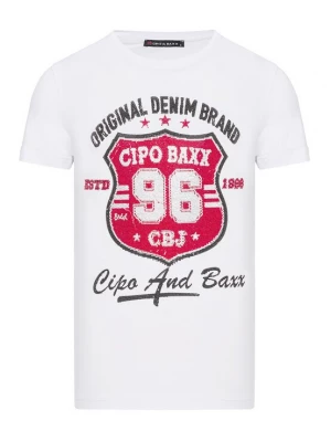 Foto van product CIPO & BAXX Shirt rood / zwart / wit