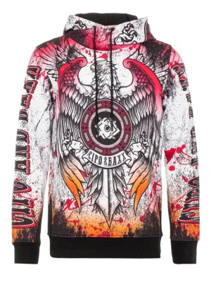 Foto van product CIPO & BAXX Sweatshirt oranje / rood / zwart / wit