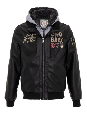 Foto van product CIPO & BAXX Winterjas beige / rood / zwart