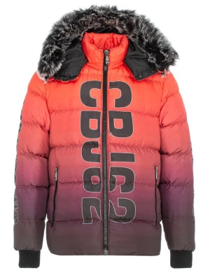 Foto van product CIPO & BAXX Winterjas donkergrijs / rood