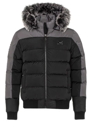 Foto van product CIPO & BAXX Winterjas grijs / zwart