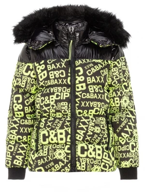Foto van product CIPO & BAXX Winterjas neongroen / zwart