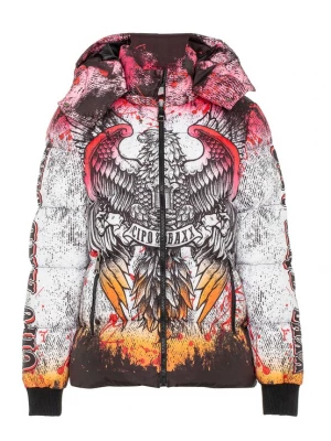 Foto van product CIPO & BAXX Winterjas oranje / rood / zwart / wit