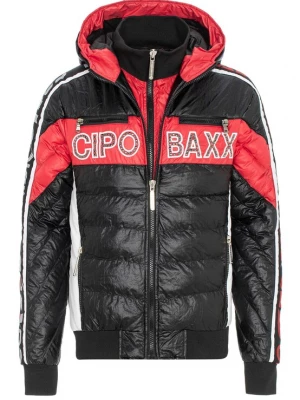 Foto van product CIPO & BAXX Winterjas rood / zwart / wit