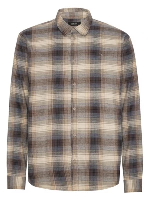 Foto van product Clean Cut Copenhagen Overhemd 'Dylan' ecru / navy / bruin