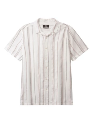 Foto van product Clean Cut Copenhagen Overhemd 'Evald' ecru / bruin / zwart
