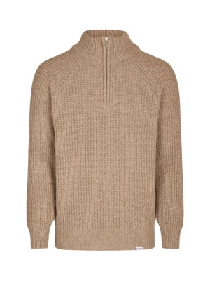 Foto van product Cleptomanicx Trui 'Ribber Troyer' beige