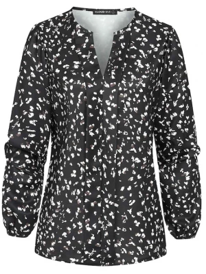 Foto van product Cloud5ive Blouse chocoladebruin / zwart / wit