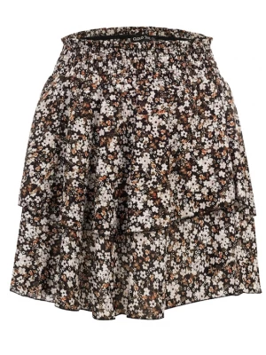 Foto van product Cloud5ive Rok 'Dirsy' bruin / oranje / zwart / wit