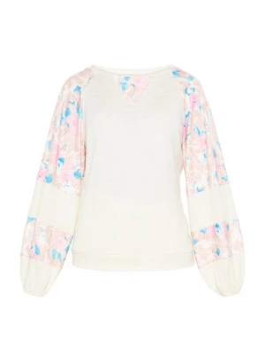 Foto van product COBIE Blouse lichtblauw / abrikoos / rosa / wolwit