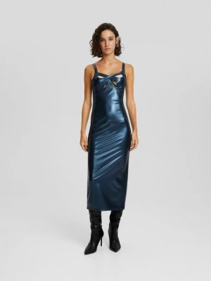 Foto van product Cocktailjurk Bershka koningsblauw
