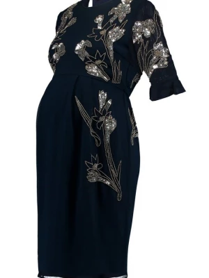 Foto van product Cocktailjurk Hope & Ivy donkerblauw