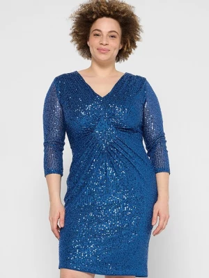 Foto van product Cocktailjurk Mango blauw