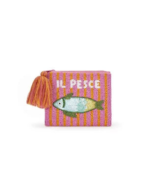 Foto van product CODELLO Clutch 'Il Pesce' gemengde kleuren / rosa