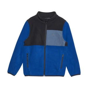Foto van product COLOR KIDS Fleece jas blauw / duifblauw / zwart