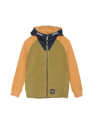 Foto van product COLOR KIDS Fleece jas navy / groen / perzik / wit