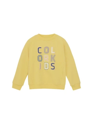 Foto van product COLOR KIDS Trui ' COSweat W. JR. Logo Print ' geel