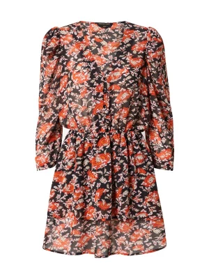 Foto van product Colourful Rebel Jurk oranje / zwart / wit