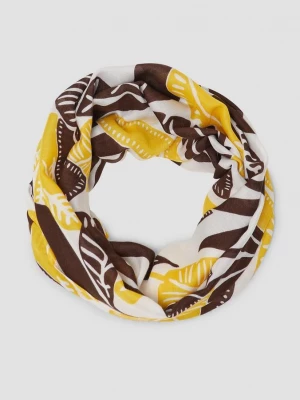 Foto van product Colsjaal van viscose met gebloemd motief s.Oliver crème