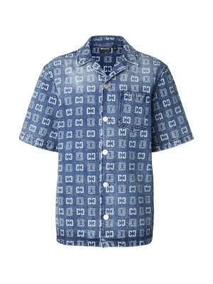 Foto van product Colucci Overhemd blauw denim / wit