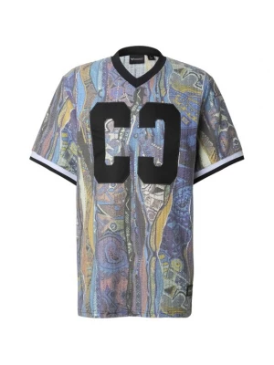 Foto van product Colucci Shirt blauw / violetblauw / oranje / zwart / wit