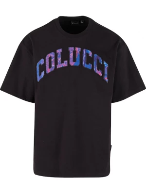 Foto van product Colucci Shirt 'College' saffier / royal blue / koningsblauw / lichtlila / zwart