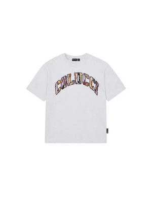 Foto van product Colucci Shirt geel / grijs gemêleerd / rosa / zwart