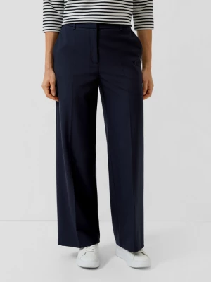 Foto van product Comfort-fit twill broek met biezen s.Oliver blauw