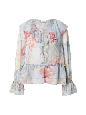 Foto van product COMMA Blouse crème / lichtblauw / olijfgroen / framboos