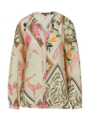 Foto van product COMMA Blouse crème / mintgroen / lichtroze / zwart