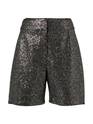 Foto van product COMMA Broek zwart / zilver
